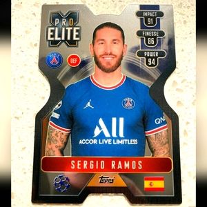 Sergio Ramos TOPPS ELITE DIE CUT RARE!!